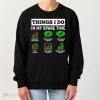 Funny Things I Do In My Spare Time Crypto Currency Women's Sweatshirt thumb 0