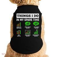 Funny Things I Do In My Spare Time Crypto Currency Doggie Tank thumb 0