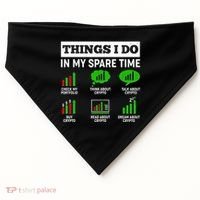 Funny Things I Do In My Spare Time Crypto Currency USA-Made Doggie Bandana thumb 0