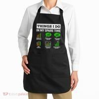 Funny Things I Do In My Spare Time Crypto Currency Apron thumb 2