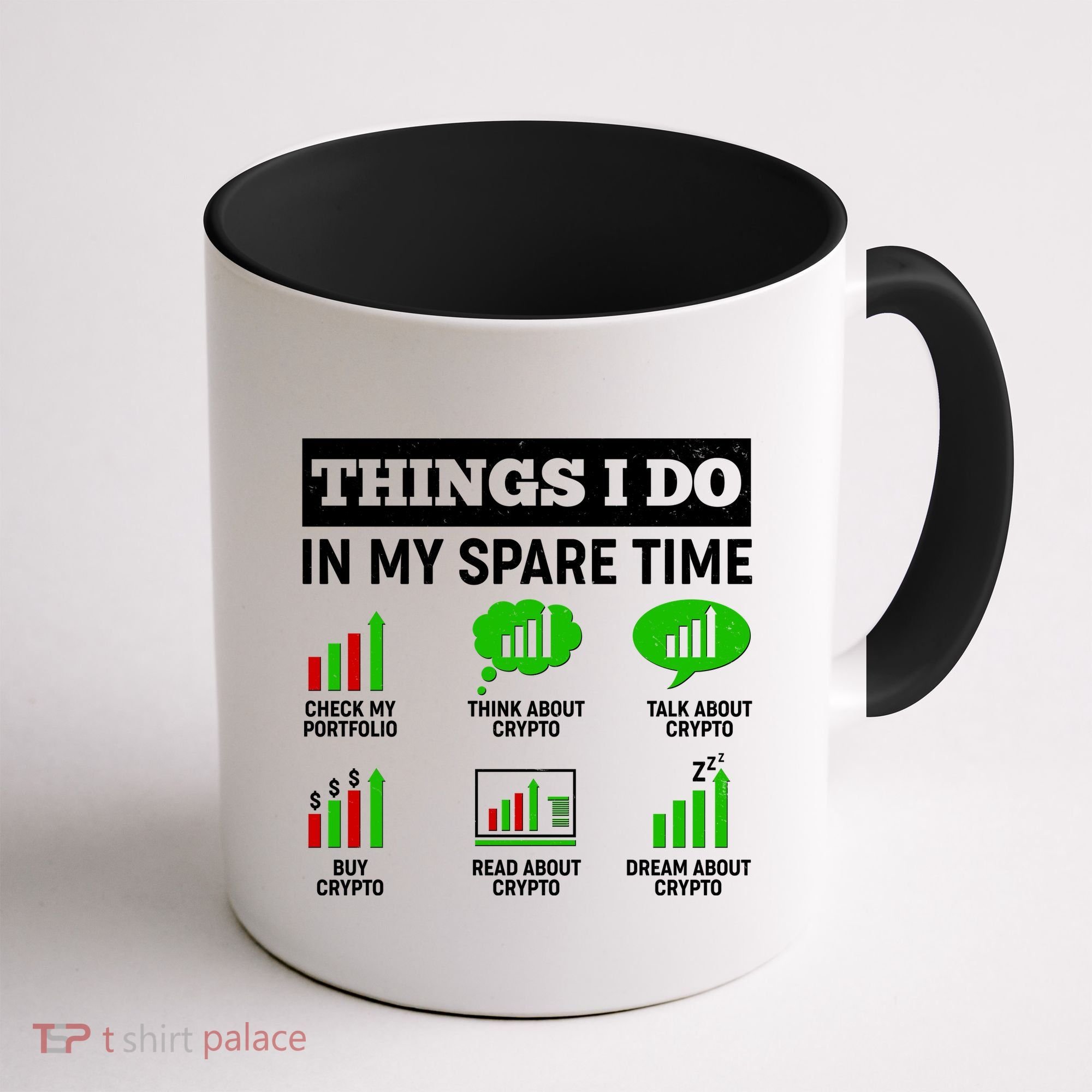 Funny Things I Do In My Spare Time Crypto Currency Coffee Mug