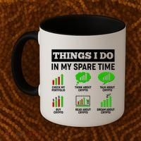 Funny Things I Do In My Spare Time Crypto Currency Coffee Mug thumb 2