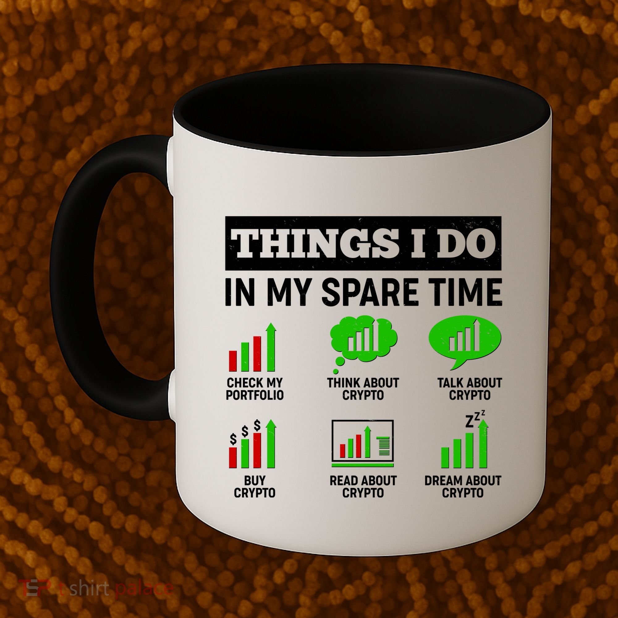 Funny Things I Do In My Spare Time Crypto Currency Coffee Mug