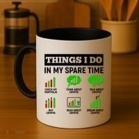 Funny Things I Do In My Spare Time Crypto Currency Coffee Mug thumb 4