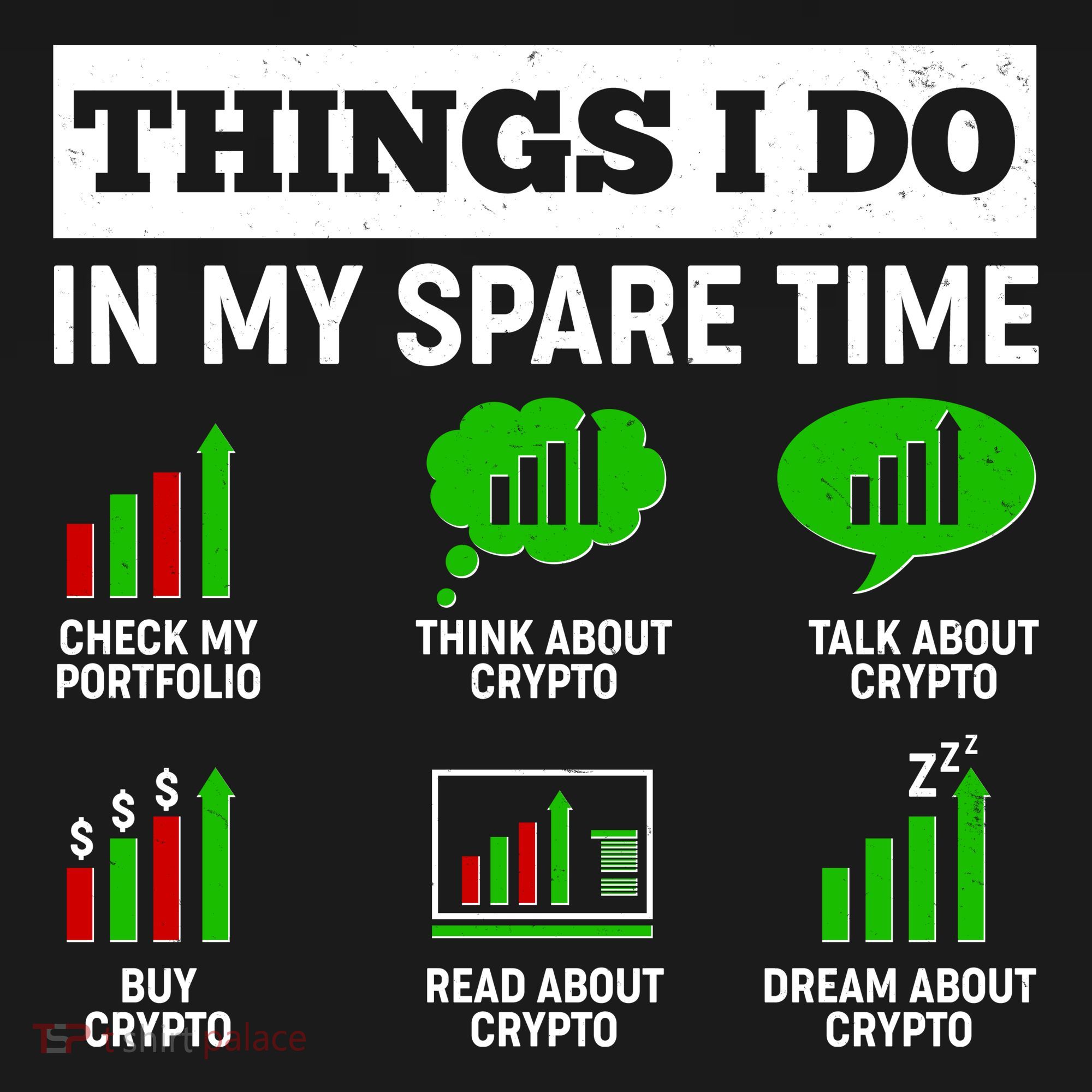 Funny Things I Do In My Spare Time Crypto Currency Women's Tank Top