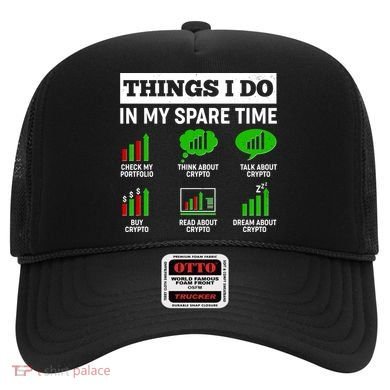 Funny Things I Do In My Spare Time Crypto Currency Hat