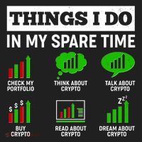 Funny Things I Do In My Spare Time Crypto Currency Hat thumb 2