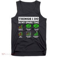 Funny Things I Do In My Spare Time Crypto Currency Tank Top thumb 0