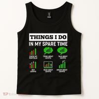 Funny Things I Do In My Spare Time Crypto Currency Tank Top thumb 2