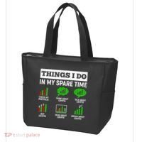 Funny Things I Do In My Spare Time Crypto Currency Tote Bag thumb 3
