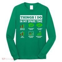 Funny Things I Do In My Spare Time Crypto Currency Long Sleeve Shirt thumb 0