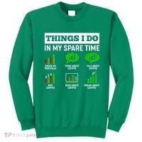 Funny Things I Do In My Spare Time Crypto Currency Sweatshirt thumb 0