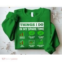 Funny Things I Do In My Spare Time Crypto Currency Sweatshirt thumb 2