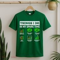 Funny Things I Do In My Spare Time Crypto Currency T-Shirt thumb 2