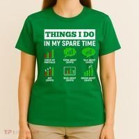 Funny Things I Do In My Spare Time Crypto Currency T-Shirt thumb 4