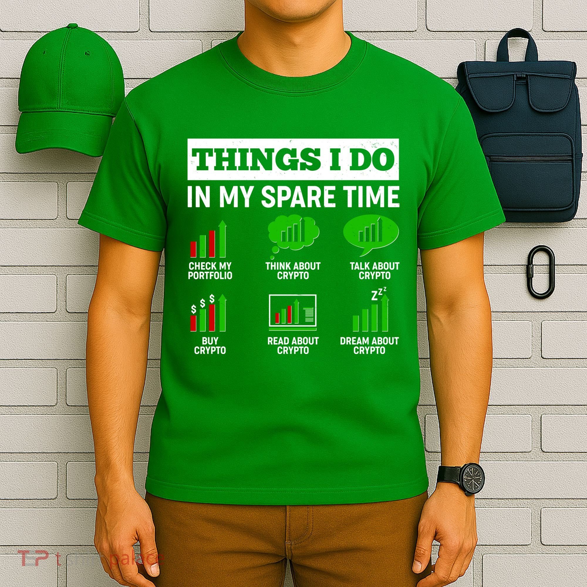 Funny Things I Do In My Spare Time Crypto Currency T-Shirt