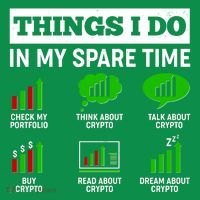 Funny Things I Do In My Spare Time Crypto Currency Mousepad thumb 1