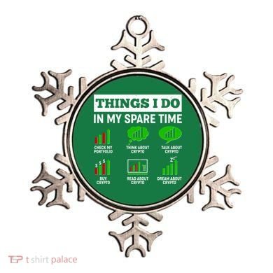 Funny Things I Do In My Spare Time Crypto Currency Ornament