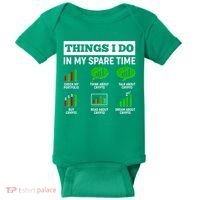 Funny Things I Do In My Spare Time Crypto Currency Baby Bodysuit thumb 0