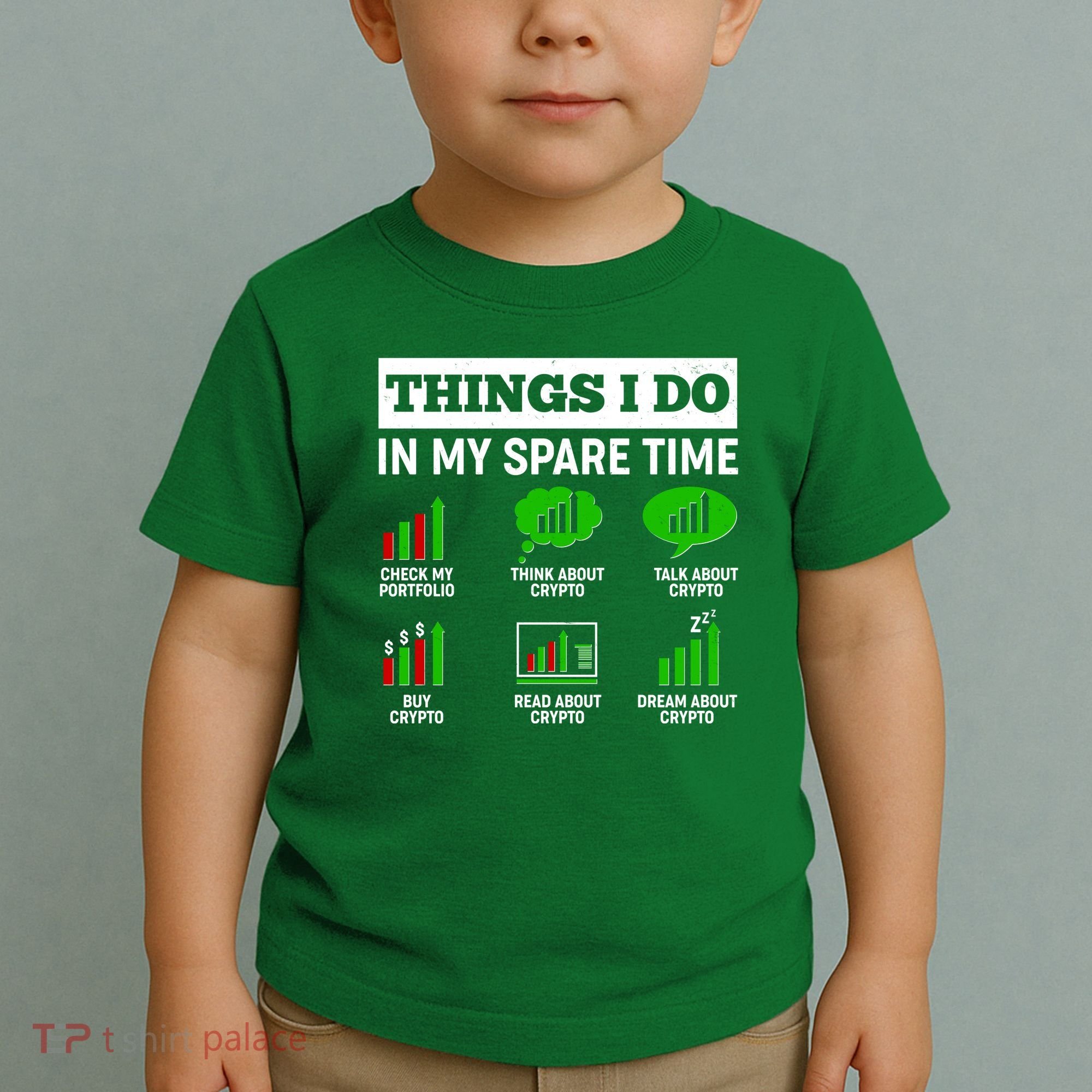 Funny Things I Do In My Spare Time Crypto Currency Toddler T-Shirt