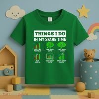 Funny Things I Do In My Spare Time Crypto Currency Toddler T-Shirt thumb 3