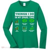 Funny Things I Do In My Spare Time Crypto Currency Women's Long Sleeve Shirt thumb 0