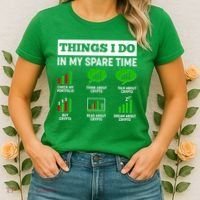 Funny Things I Do In My Spare Time Crypto Currency Women's T-Shirt thumb 2