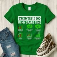Funny Things I Do In My Spare Time Crypto Currency Women's T-Shirt thumb 3