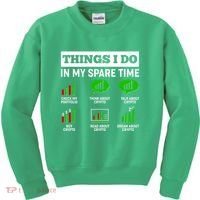 Funny Things I Do In My Spare Time Crypto Currency Kids Sweatshirt thumb 0