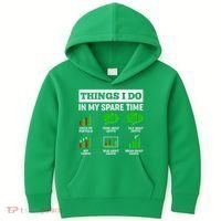 Funny Things I Do In My Spare Time Crypto Currency Kids Hoodie thumb 0