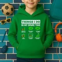 Funny Things I Do In My Spare Time Crypto Currency Kids Hoodie thumb 2