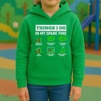 Funny Things I Do In My Spare Time Crypto Currency Kids Hoodie thumb 3