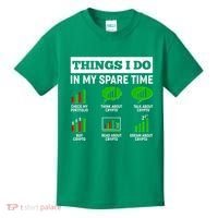 Funny Things I Do In My Spare Time Crypto Currency Kids T-Shirt thumb 0