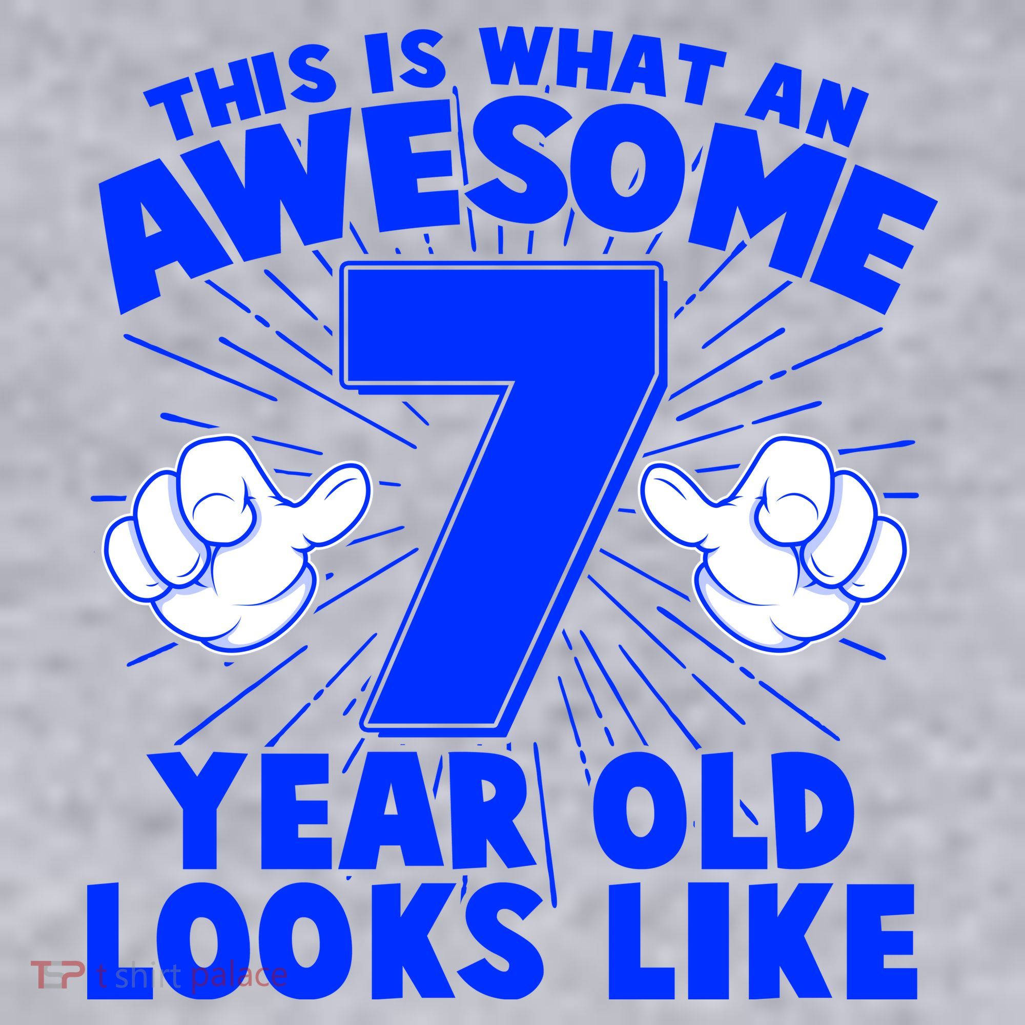 Funny This Is What An Awesome 7 Year Old Looks Like Birthday Women's Racerback Cropped Tank