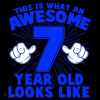 Funny This Is What An Awesome 7 Year Old Looks Like Birthday Coffee Mug thumb 5