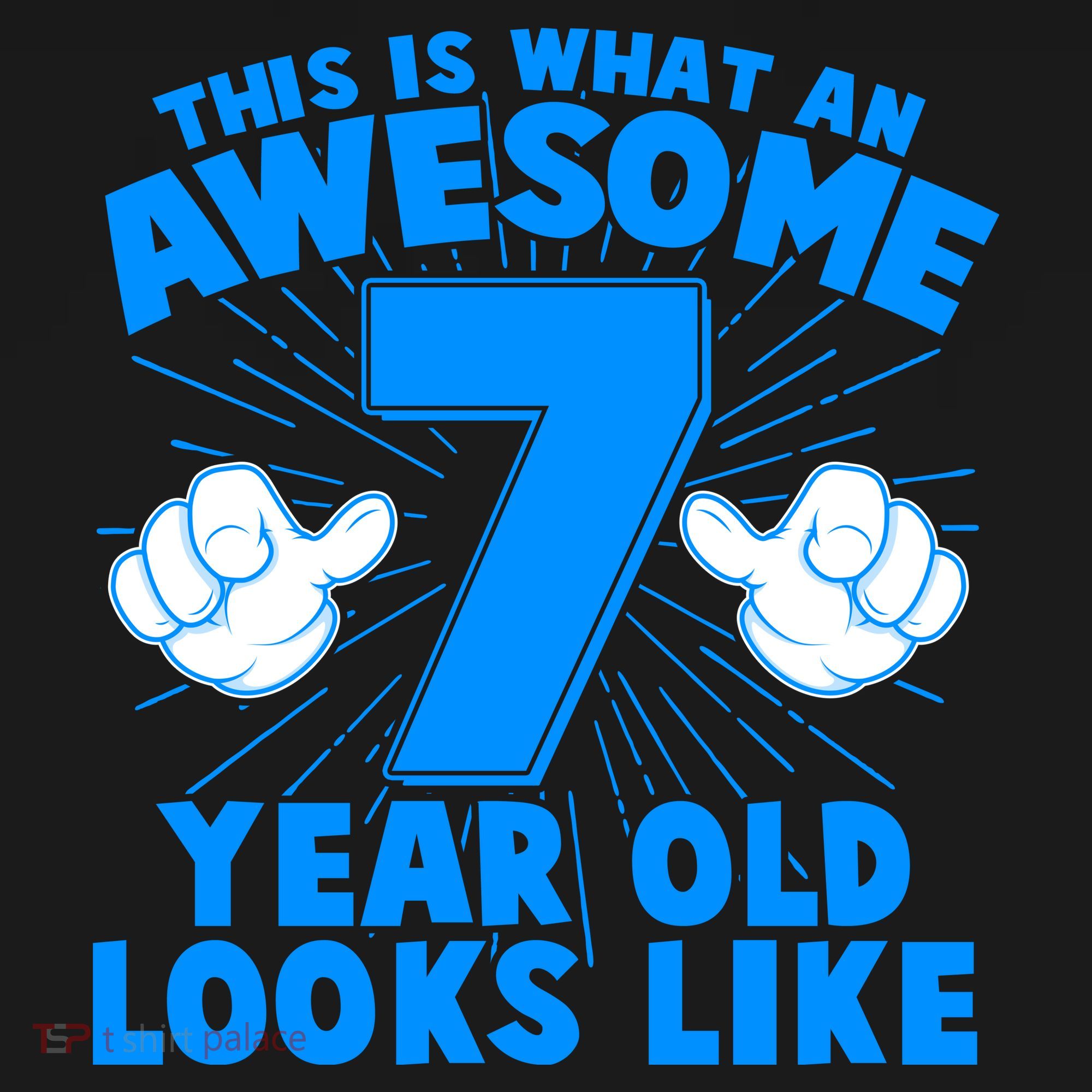 Funny This Is What An Awesome 7 Year Old Looks Like Birthday Women's Hoodie