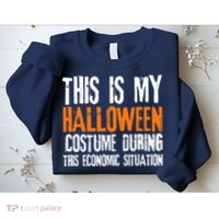 Funny This Is My Halloween Costume During Sweatshirt thumb 2