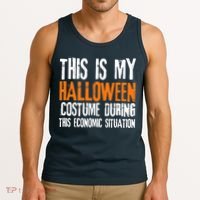 Funny This Is My Halloween Costume During Tank Top thumb 3