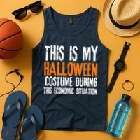 Funny This Is My Halloween Costume During Tank Top thumb 4