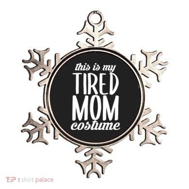 Funny This Is My Tired Mom Costume Halloween Ornament