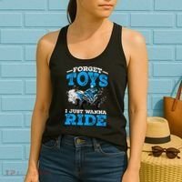 Forget Toys I Wanna Ride ATV 4 Wheeler Funny Quad Boy Gift Women's Tank Top thumb 2