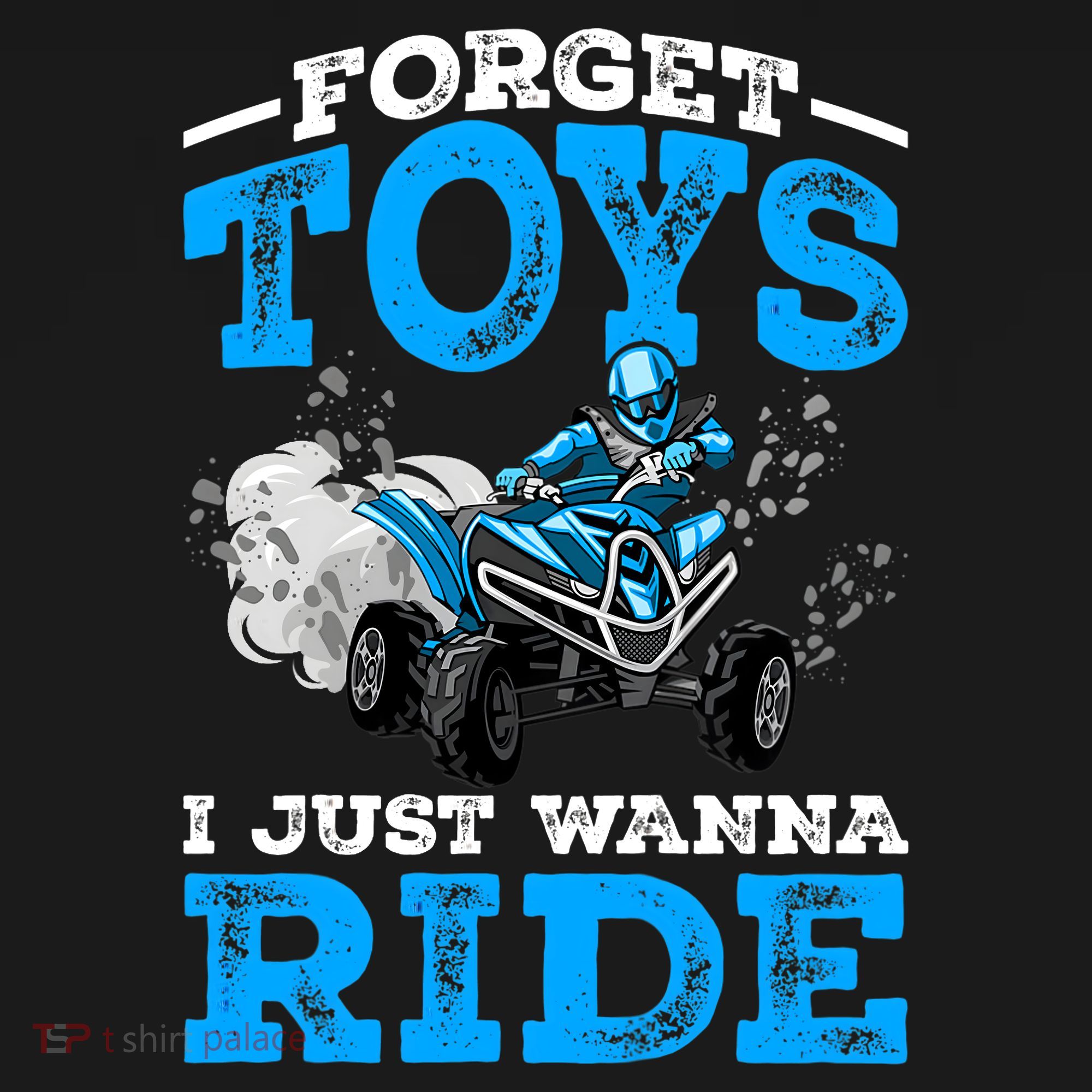Forget Toys I Wanna Ride ATV 4 Wheeler Funny Quad Boy Gift Women's Tank Top