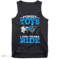 Forget Toys I Wanna Ride ATV 4 Wheeler Funny Quad Boy Gift Tank Top thumb 0
