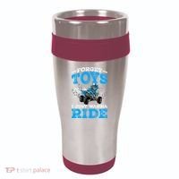 Forget Toys I Wanna Ride ATV 4 Wheeler Funny Quad Boy Gift 16oz Travel Tumbler thumb 0