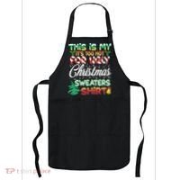 Funny This Is My It's Too Hot For Ugly Christmas Sweaters Shirt Apron thumb 0
