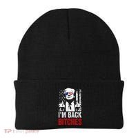 Funny Trump IM Back Bitches Take Ameircan Great Again Beanie thumb 0