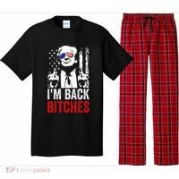 Funny Trump IM Back Bitches Take Ameircan Great Again Pajama Set thumb 0