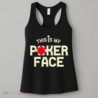 Funny This Is My Poker Face Funny Casino & Card Game Women's Tank Top thumb 3