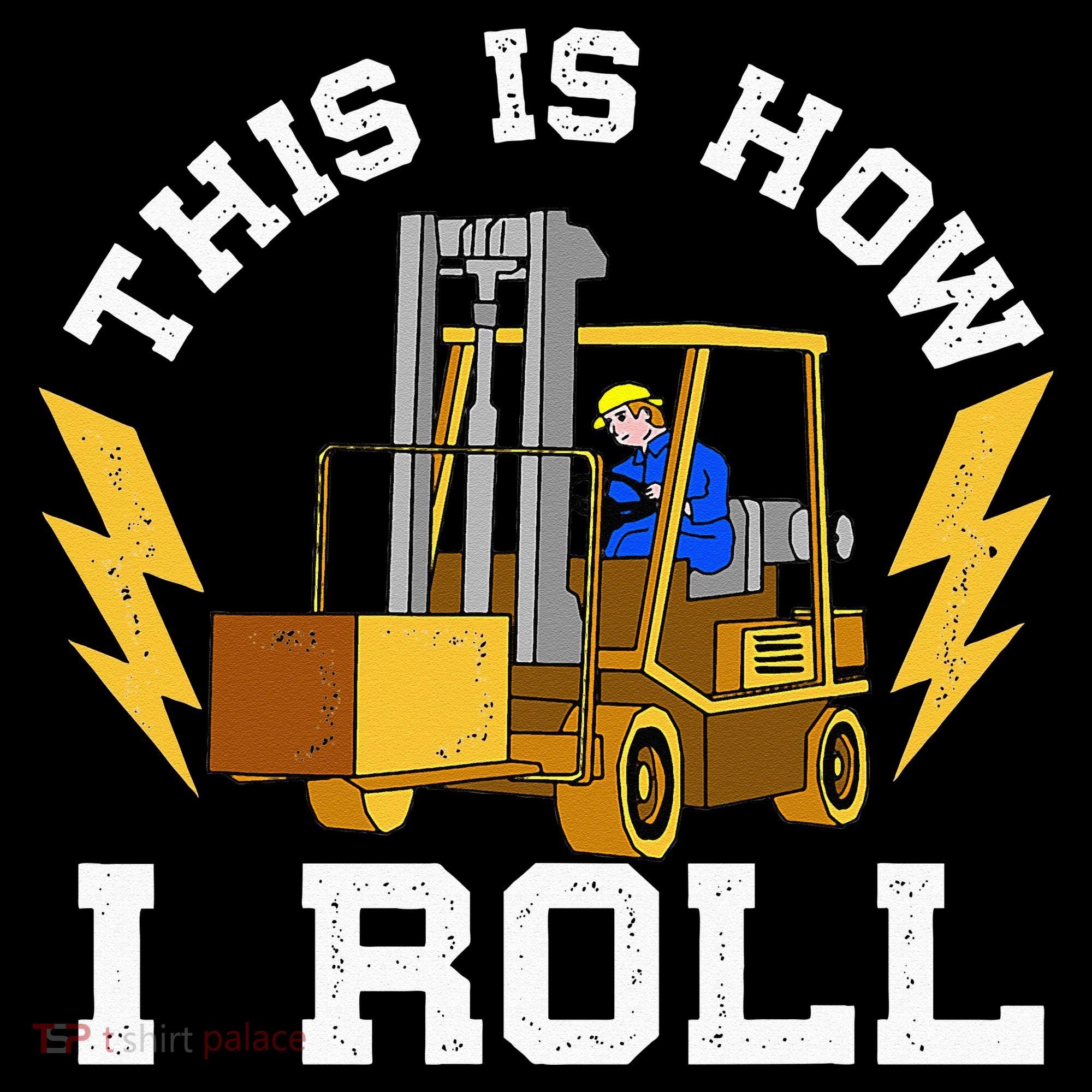 Forklift This Is How I roll Forklift Driver Operator Kids Sweatshirt