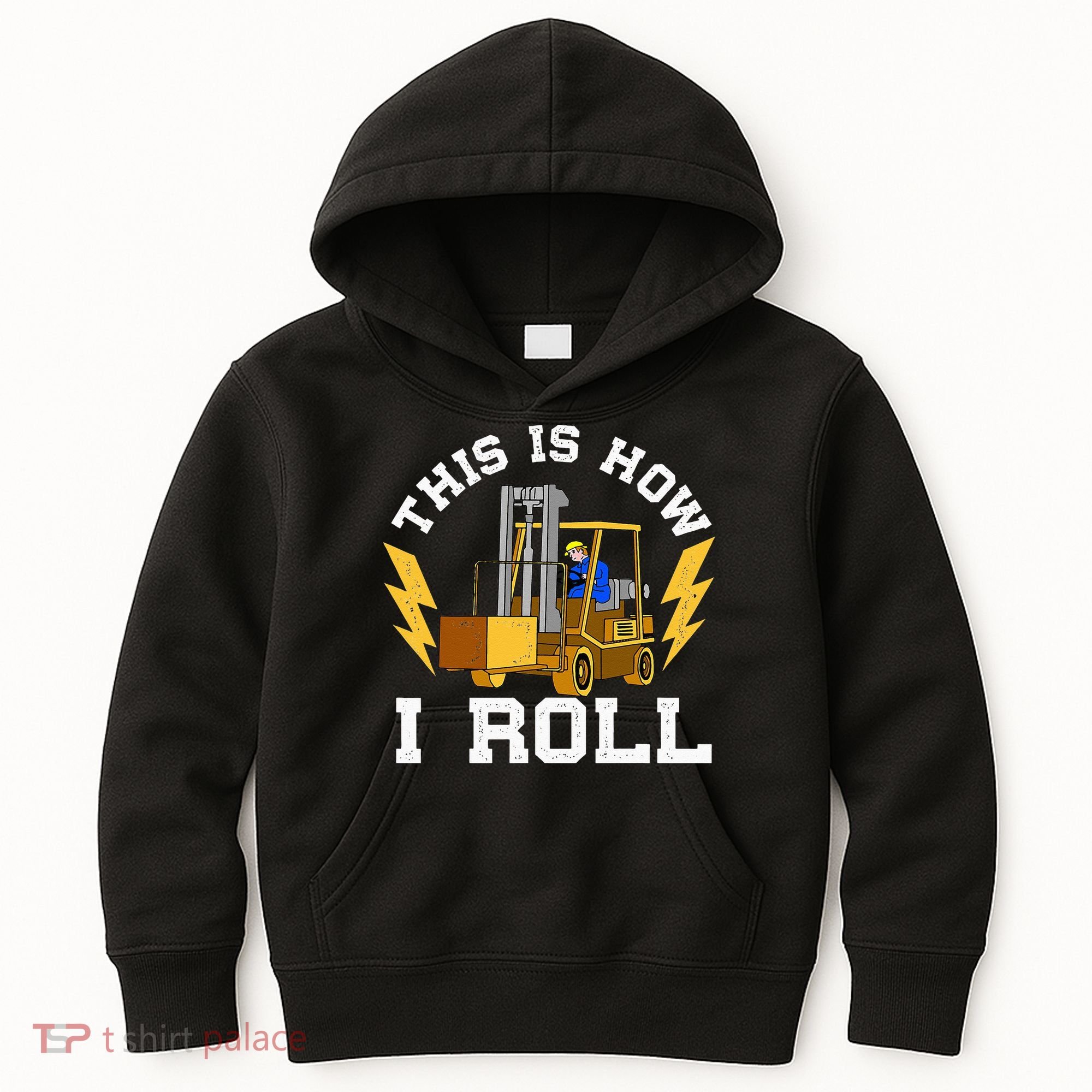 Forklift This Is How I roll Forklift Driver Operator Kids Hoodie